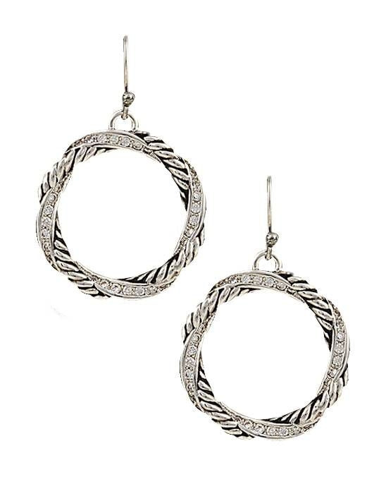Montana Silver Twisted Coil Earrings