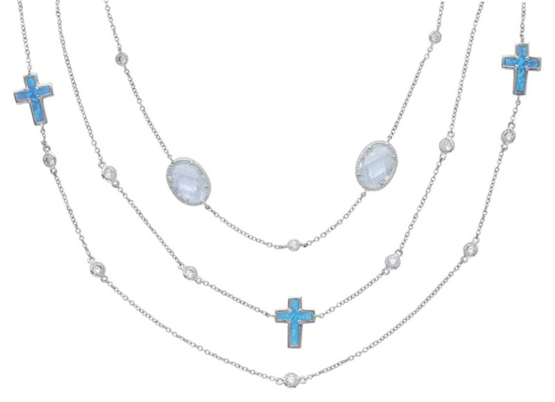 Montana River Lights Layers of Faith Necklace