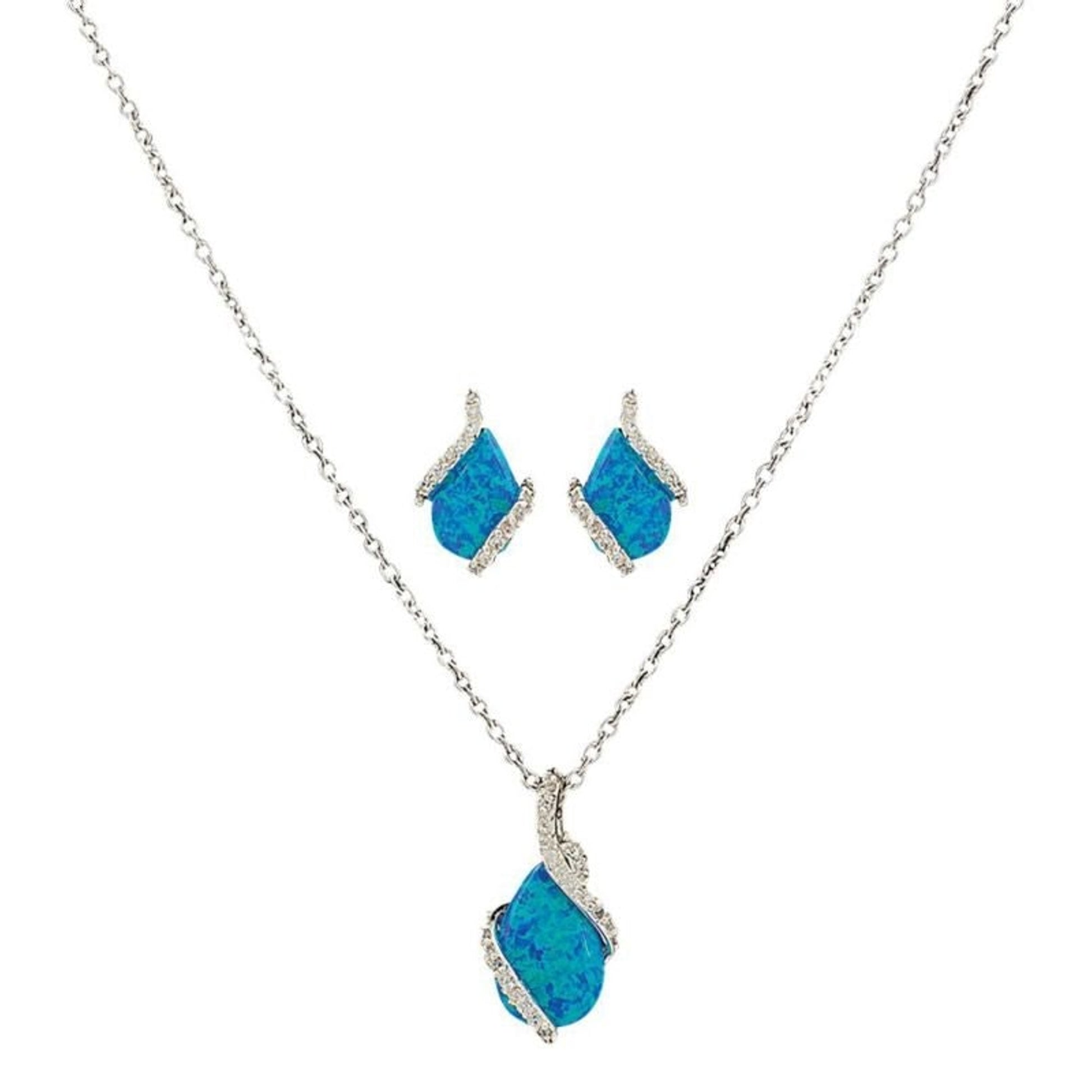 MontanaSilver River Lights Twin Paths Jewelry Set