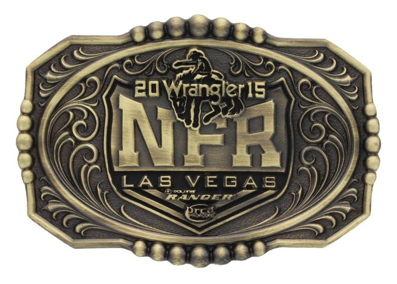 Montana NFR 2015 Heirloom Gold Ranger Buckle
