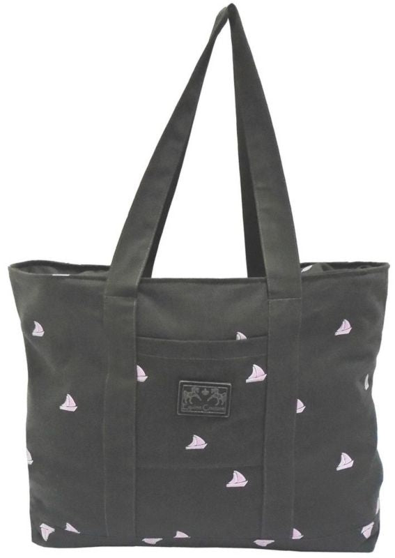 Equine Couture Boat Tote Bag Charcoal