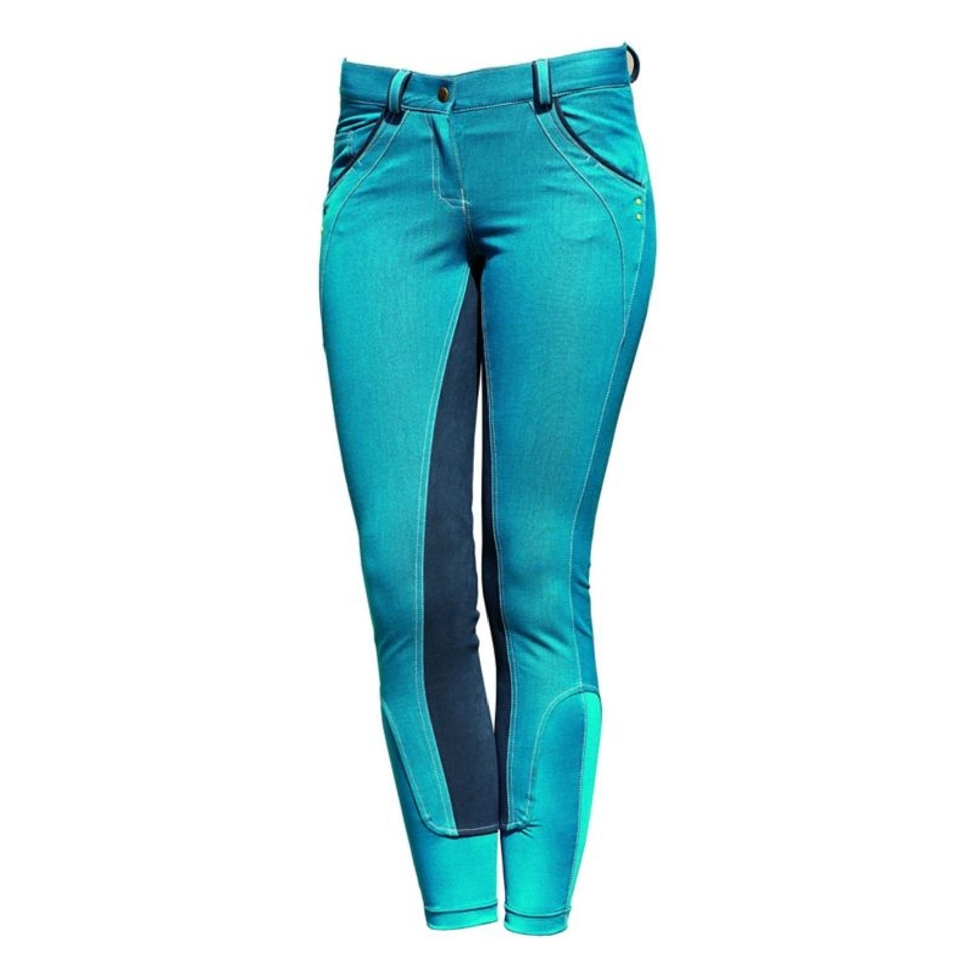Horseware Ladies Ltd. Edition Denim Breech 34 Teal