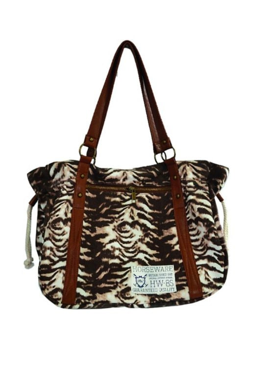 LouLou Tote Bag One Size Zebra