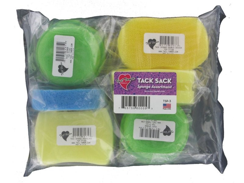 Tail Tamer Tack Sack Sponge Assortment 6-Pack