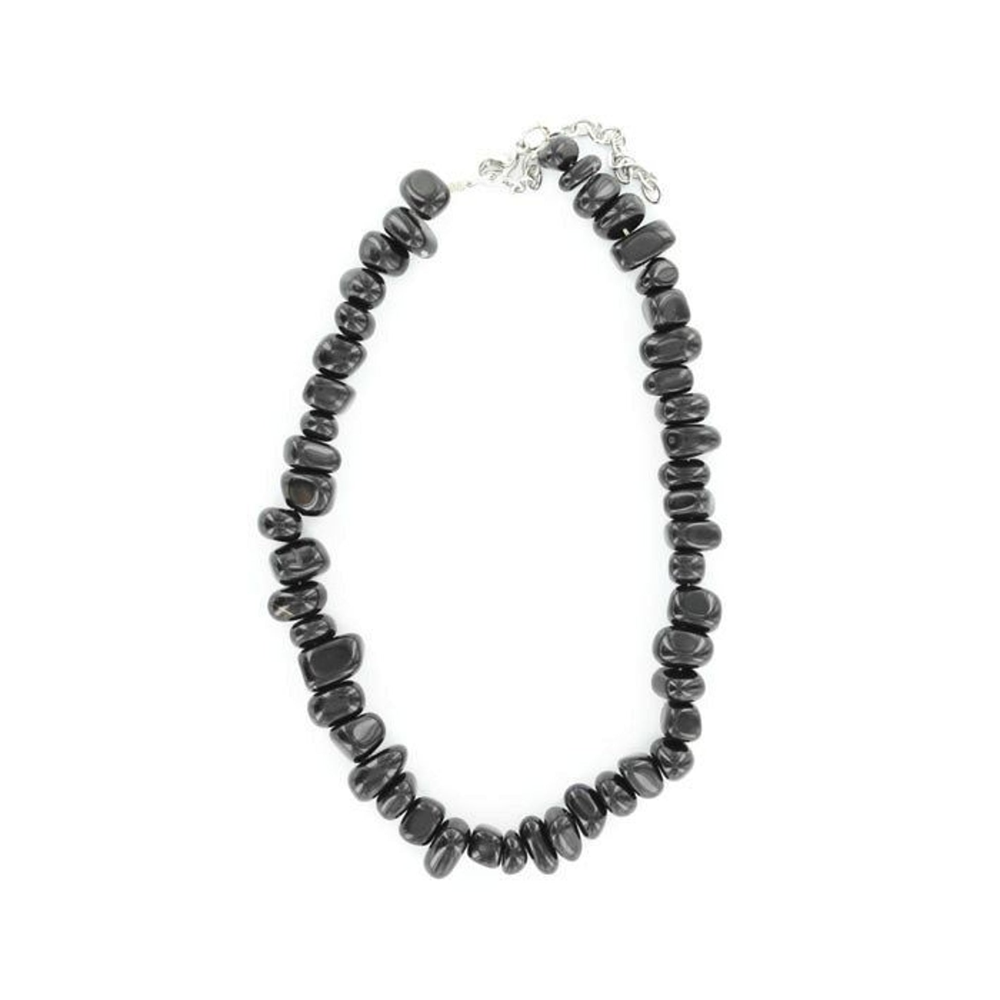 Mix/Match Single Stone Necklace 17 Bk/Wh