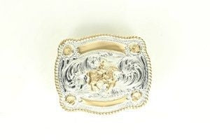 Crumine Kids Engrave Mutton Bustin Buckle 3x2.75