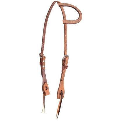 Martin Slip Ear Roughout Headstall Brn