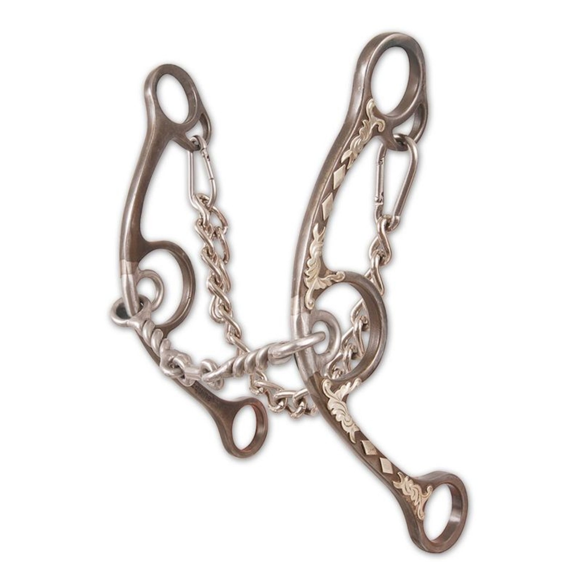 ClassicEquine Long Shank Twisted Wire Dogbone Bit