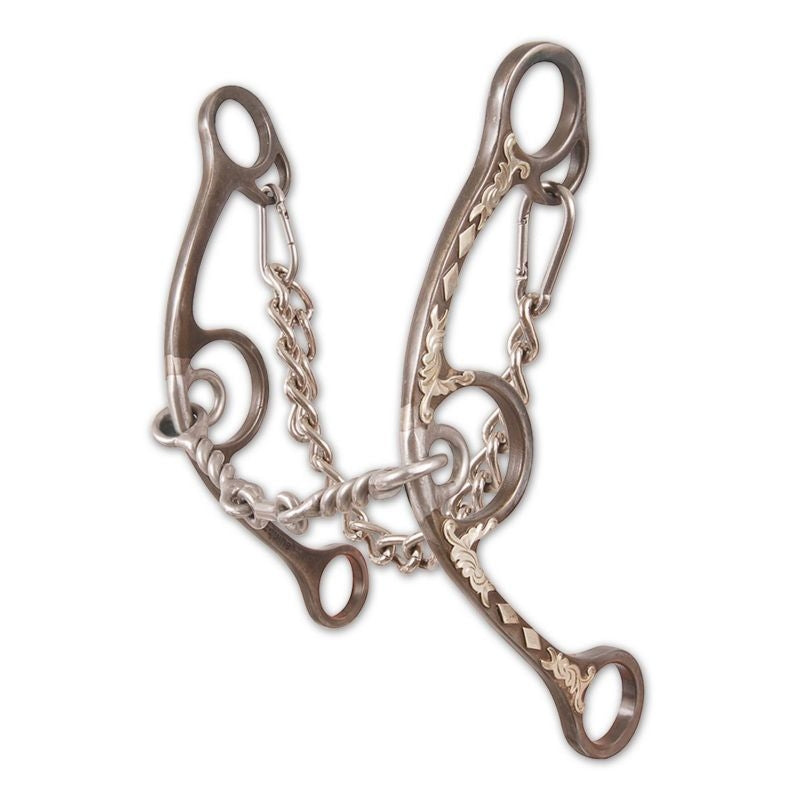 ClassicEquine Long Shank Twisted Wire Dogbone Bit