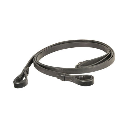 Treadstone Windeck Plain Leather Reins 5/8 Hrs Blk