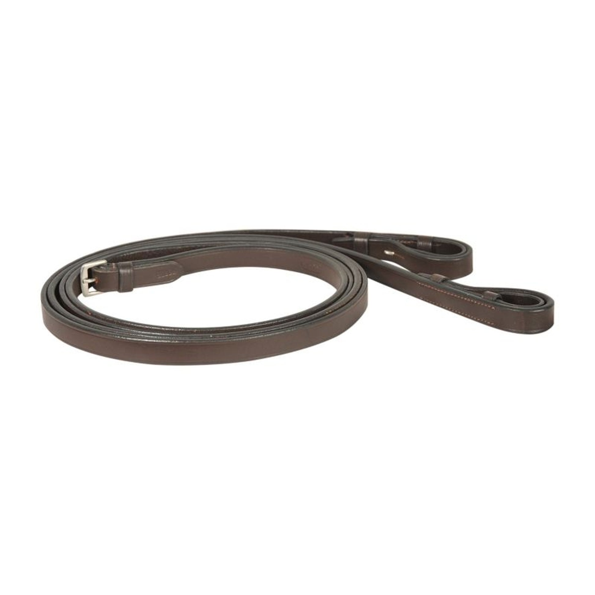 Treadstone Windeck Plain Leather Reins 5/8 Hrs Blk