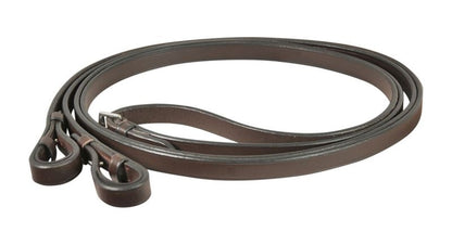 Treadstone Windeck Plain Leather Reins 5/8 Hrs Blk
