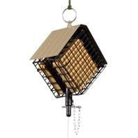 Effortless 2-Pocket Suet Feeder Black-Tan