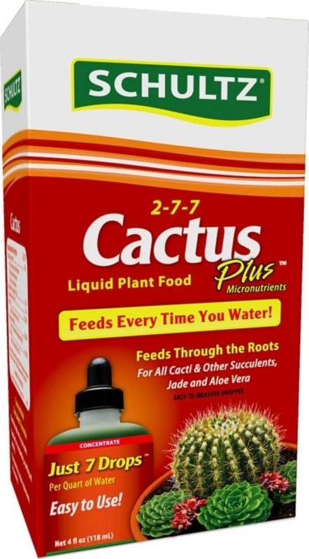 Cactus Plus Liquid Plant Food 2-7-7 4 oz