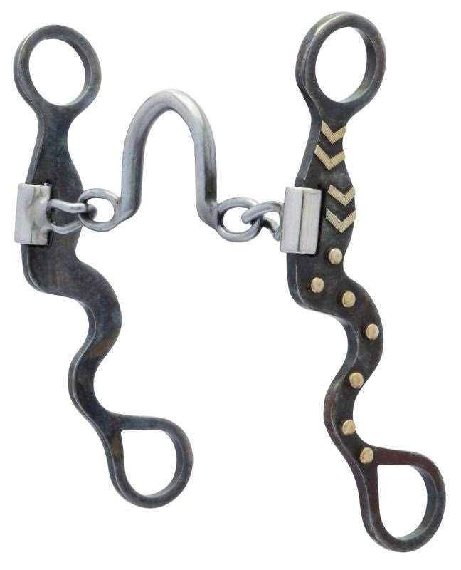 Shank Bit/5-1/2 SweetIron Chain/Medium Port 5 Brn
