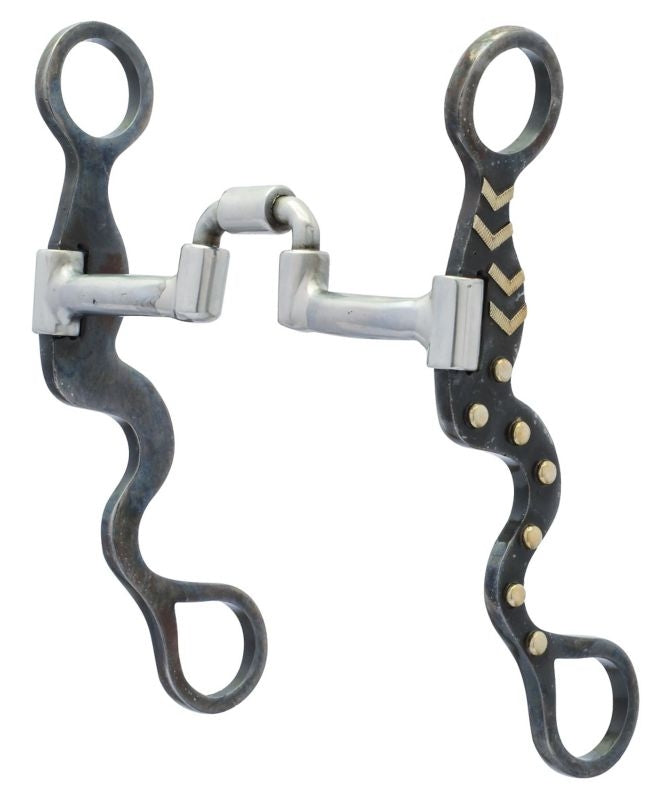Shank Bit/Sweet Iron Low Port Barrel Mouth 5