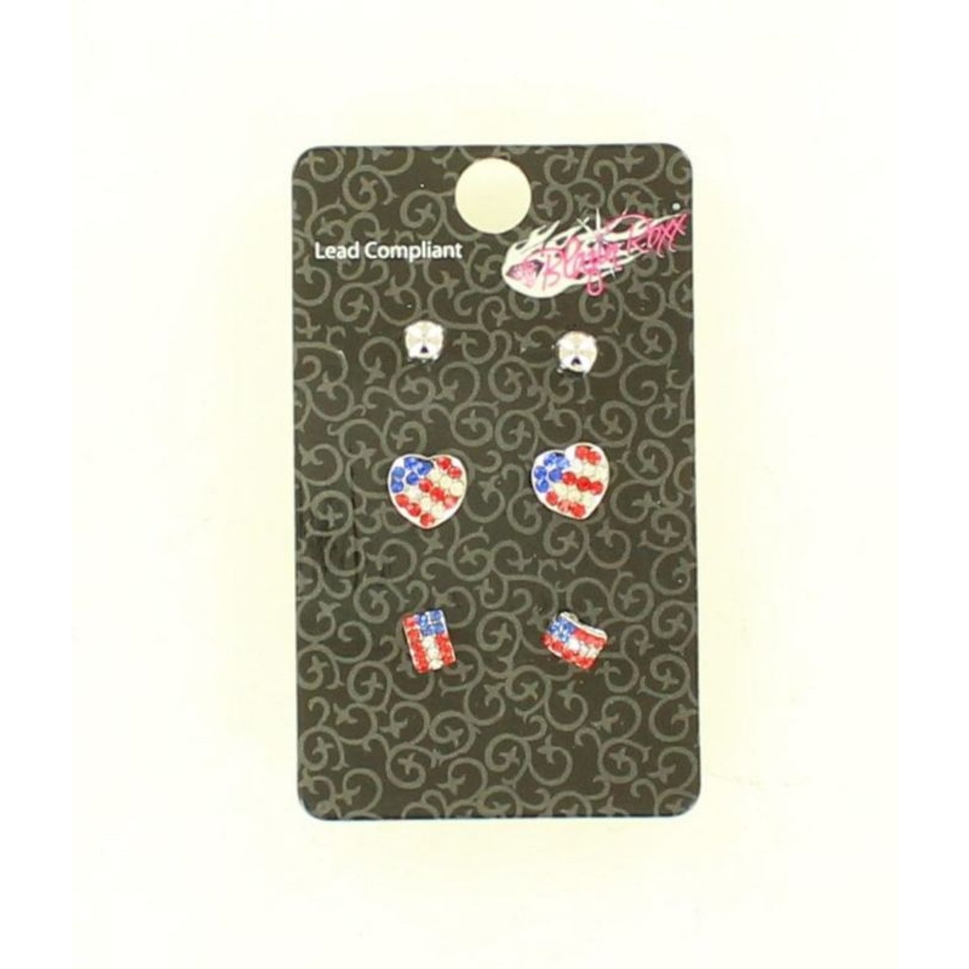 Blazin Roxx America Trio Earrings