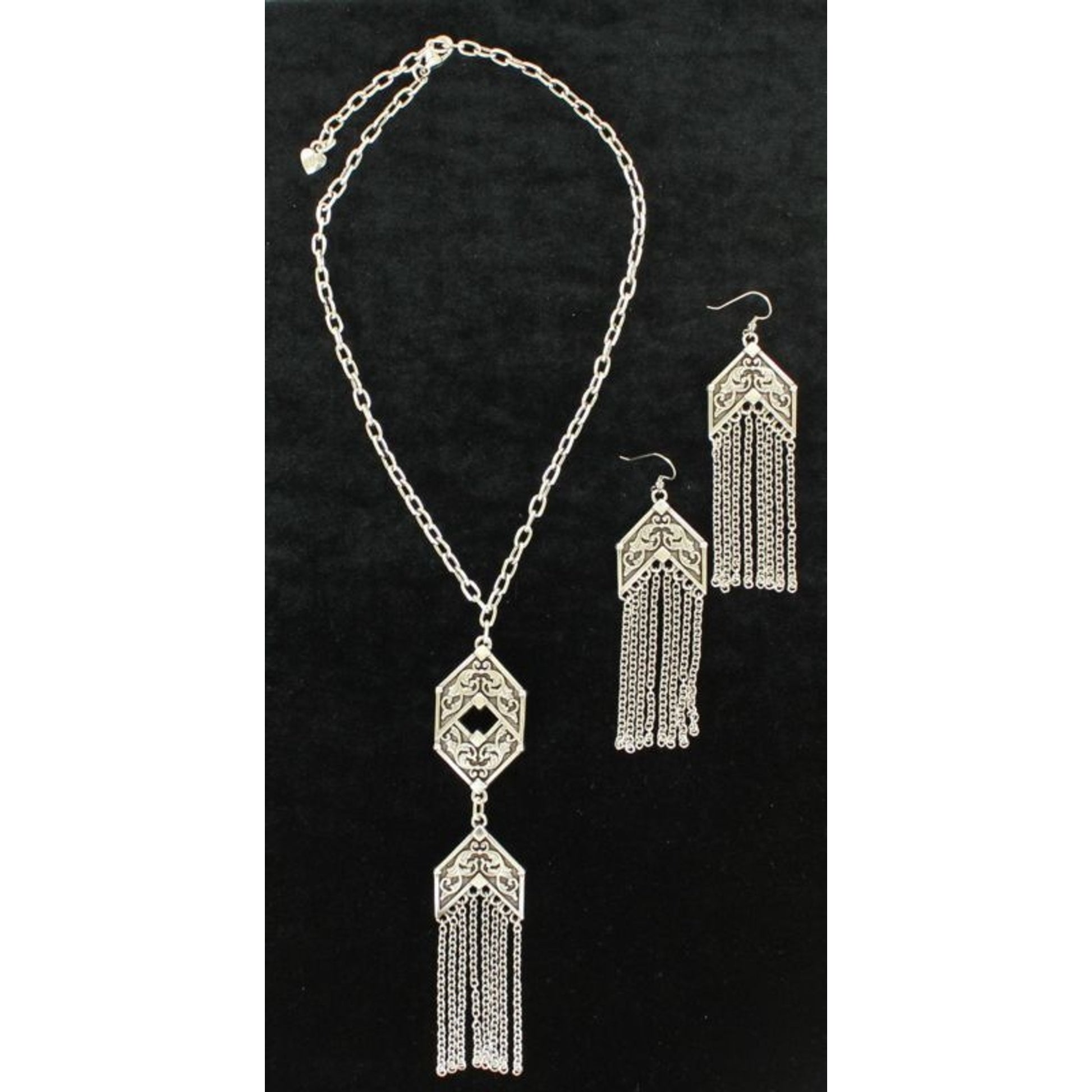 Blazin Roxx Chain Fringe Jewelry Set
