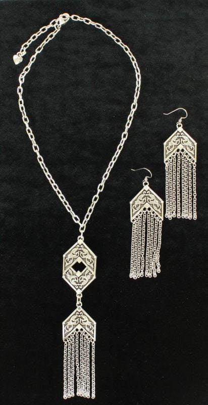 Blazin Roxx Chain Fringe Jewelry Set