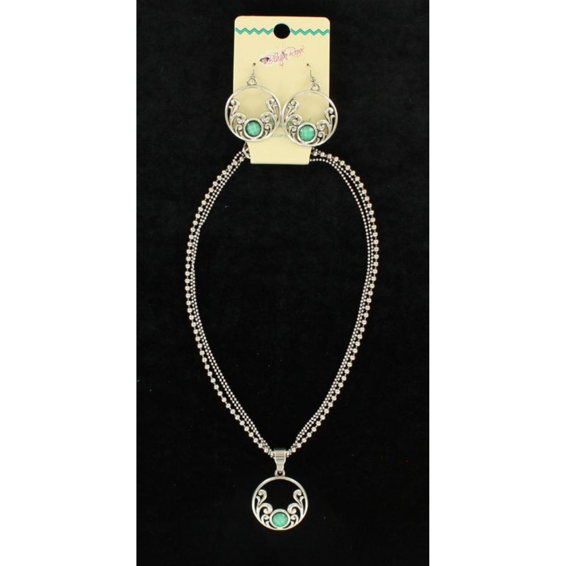 Blazin Roxx Filigree Hoop Jewelry Set