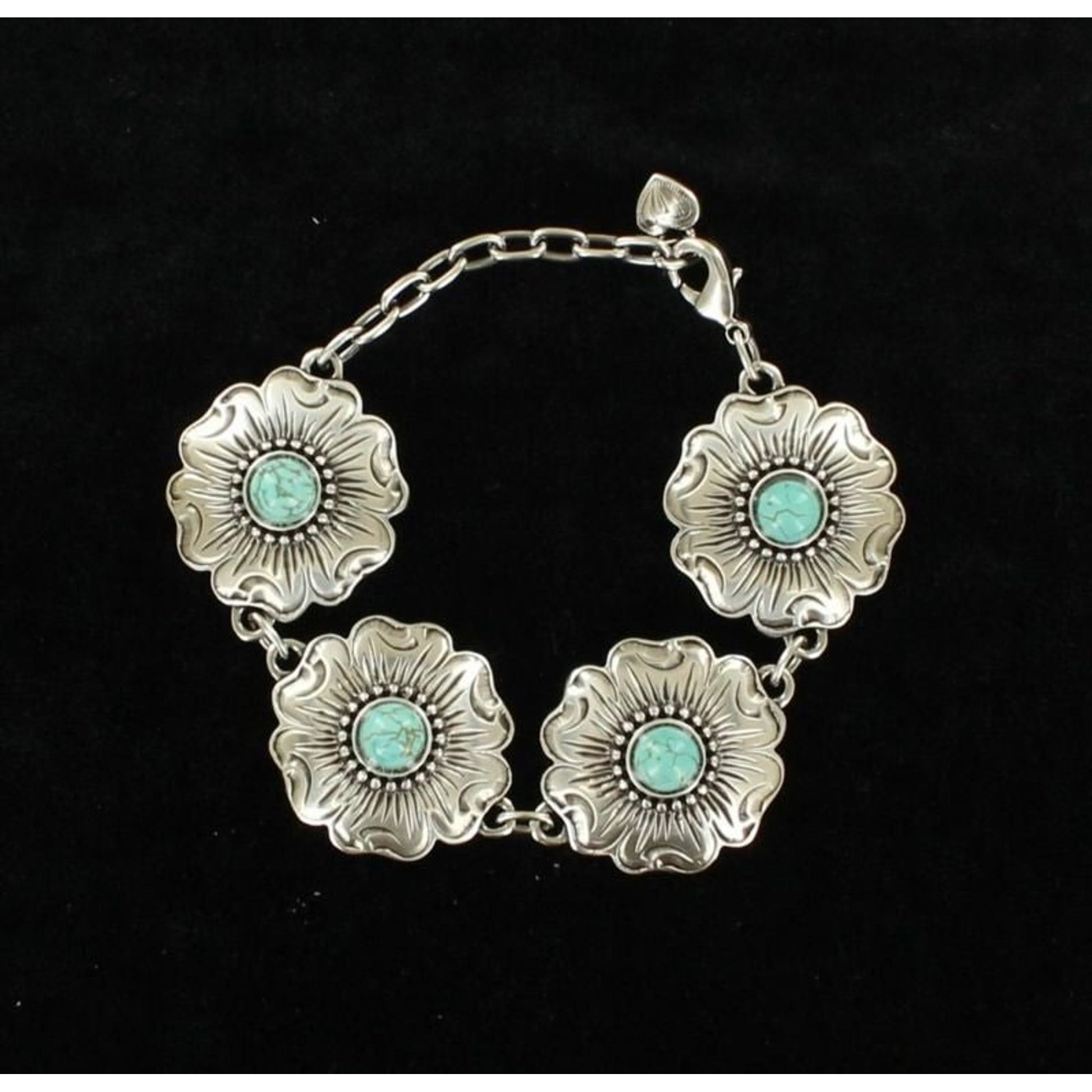 Blazin Roxx Flower Stone Bracelet