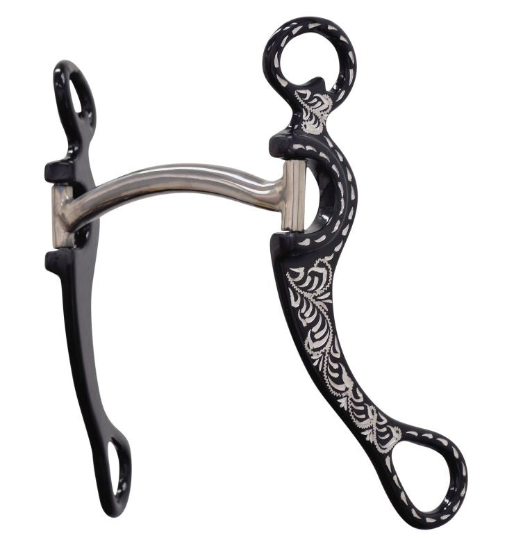 Midnight Silver Lt Weight Mullen MouthBit 5.125