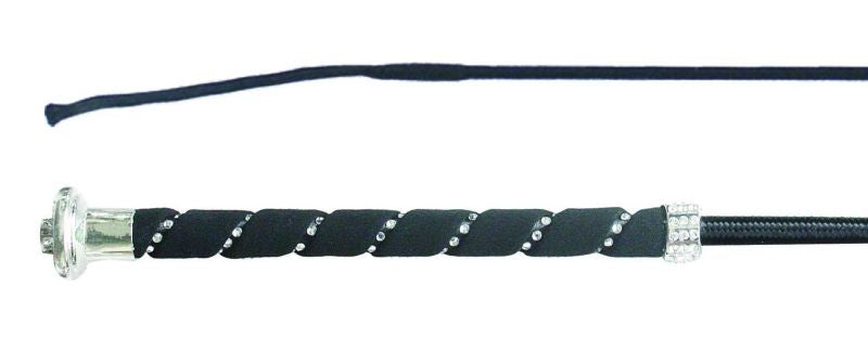 Lami-Cell Luxury Diamond Dressage Whip 47.25 Blk