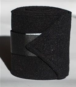 Nunn Finer Dlx Polo Bandage with XWide Tape Black