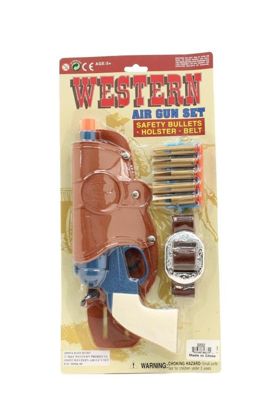 Mandf Western Boys Air Gun SetBk/Wh