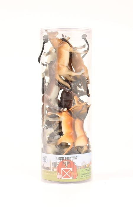 Bigtime Barnyard Assorted Horses Cylinder