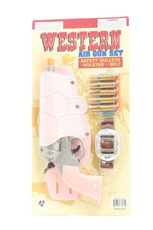 Mandf Western Girls Air Gun SetBk/Wh