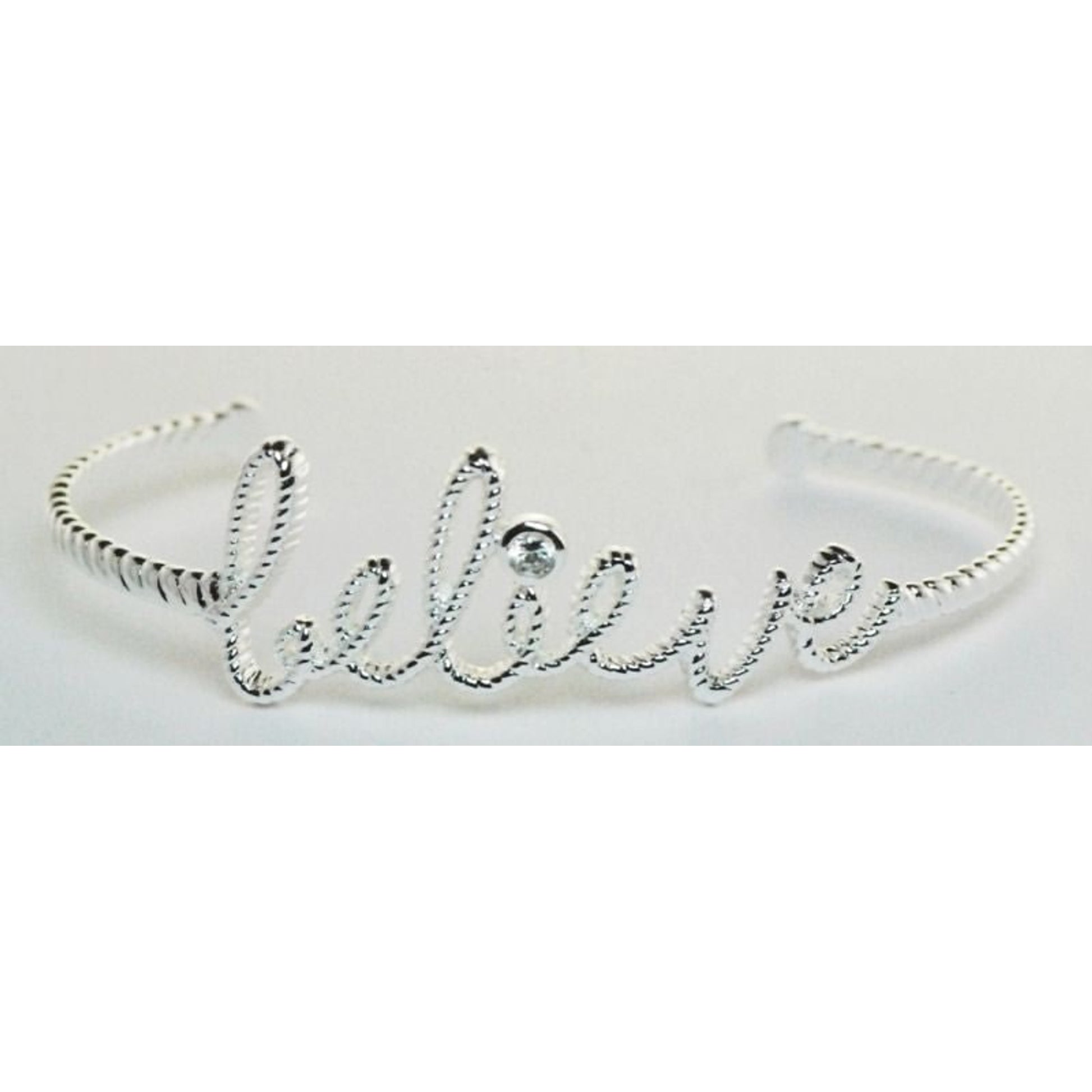 Western Edge Believe Crystal Bracelet