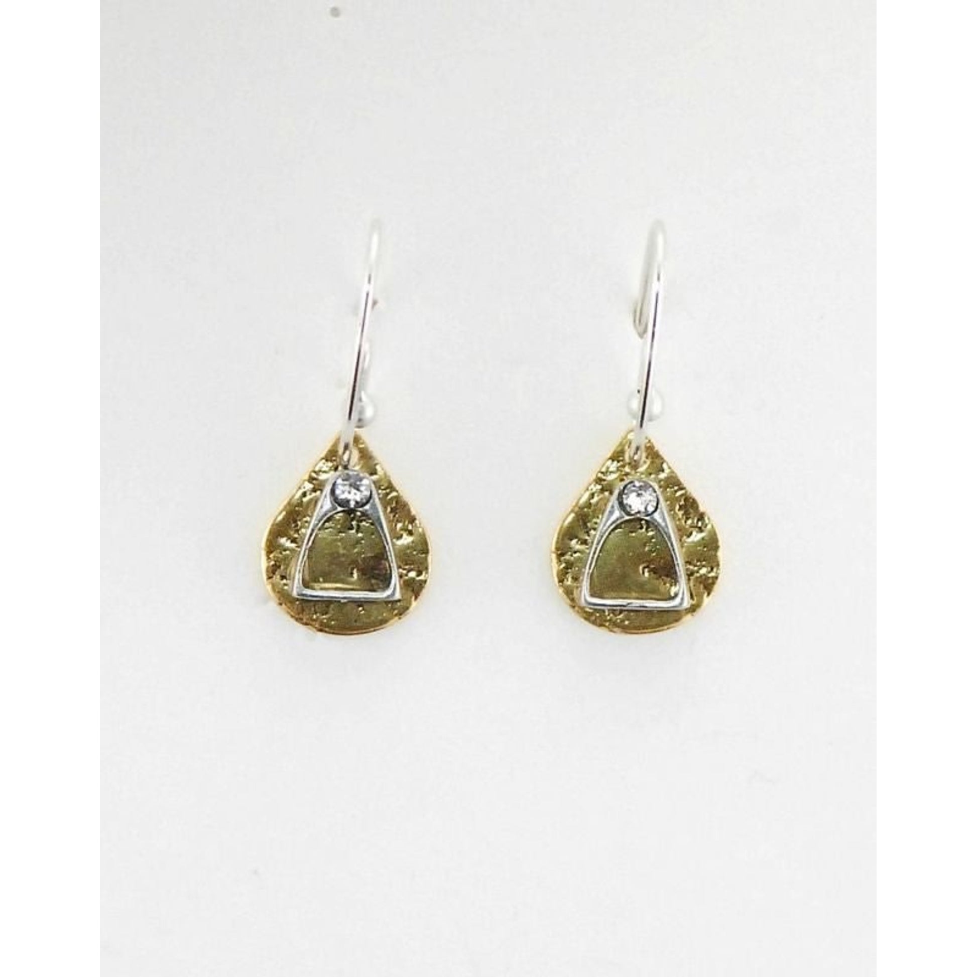 Stirrup/Teardrop French Wire Earring Gold/Silver