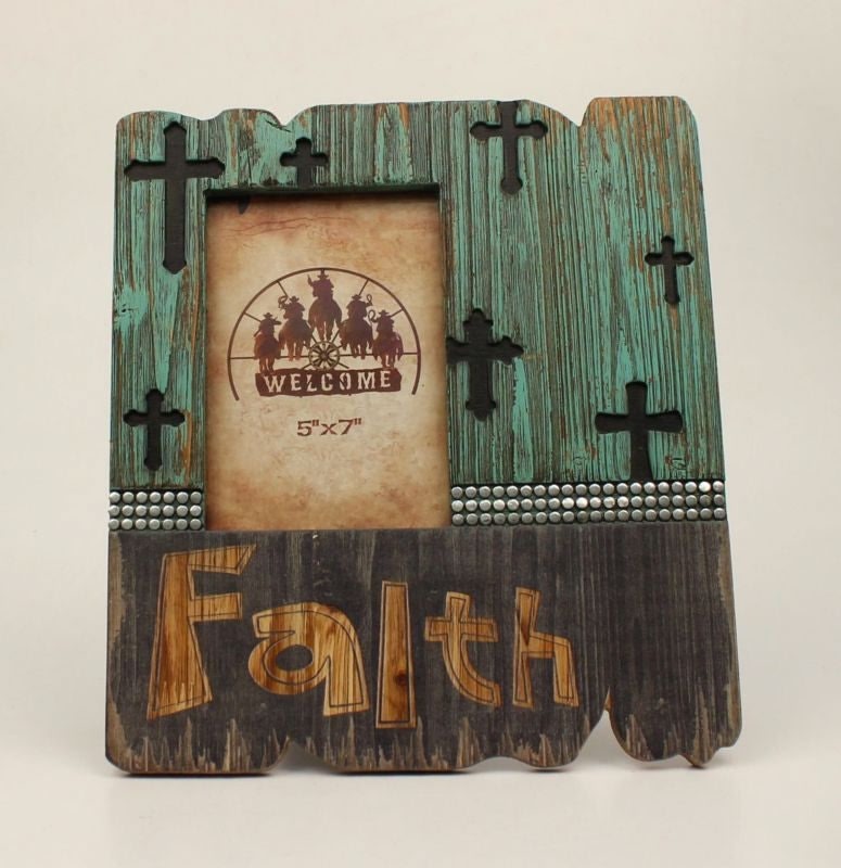 Faith Crosses Frame 5 x 7 Bk/Wh