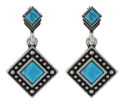 Montana Rock 47 Points Aztec Diamond Post Earring