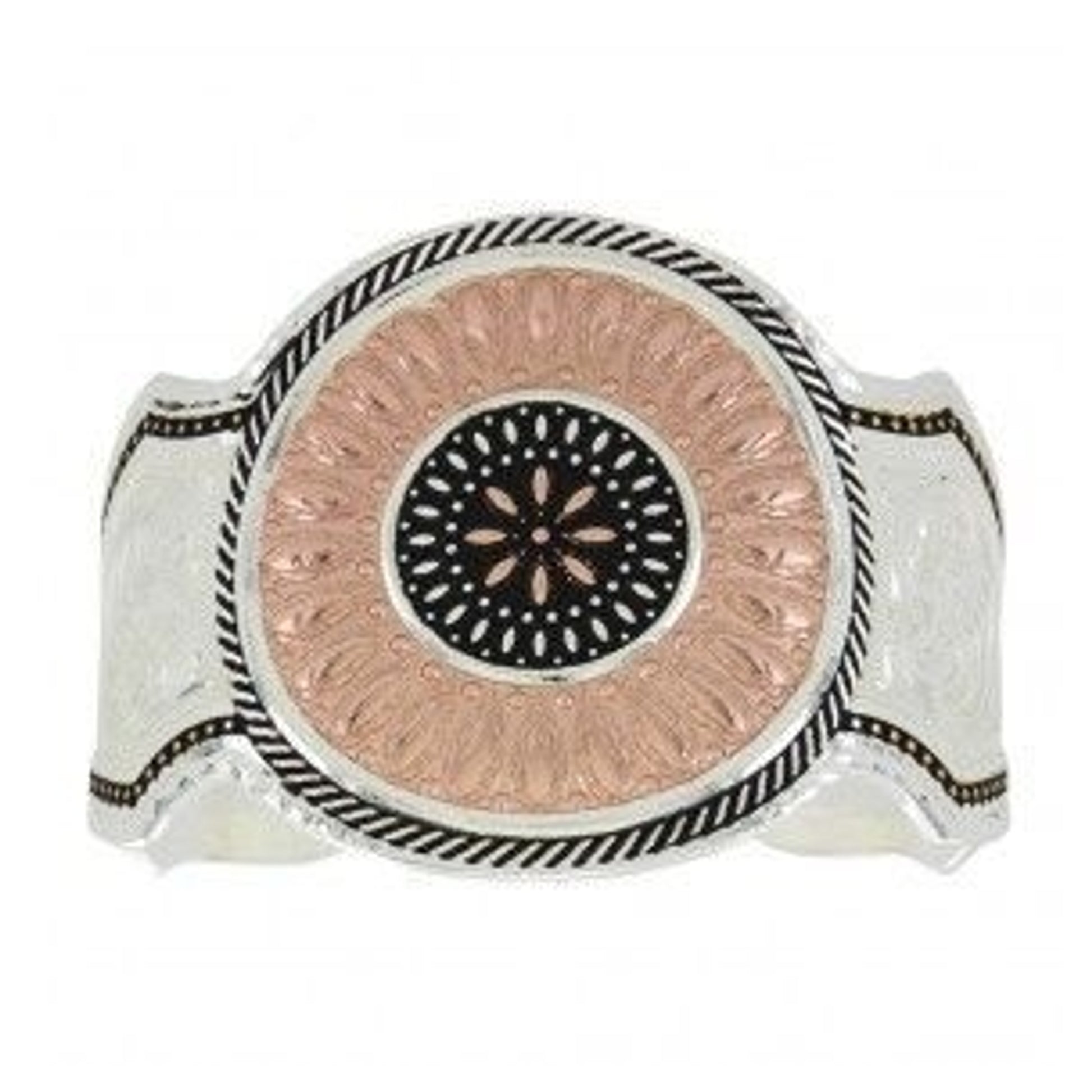 Cross Cut Prairie Fire Cuff Bracelet 6 x 1.97