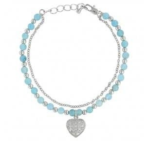 Montana Love The Earth/Sky Heart Charm Bracelet