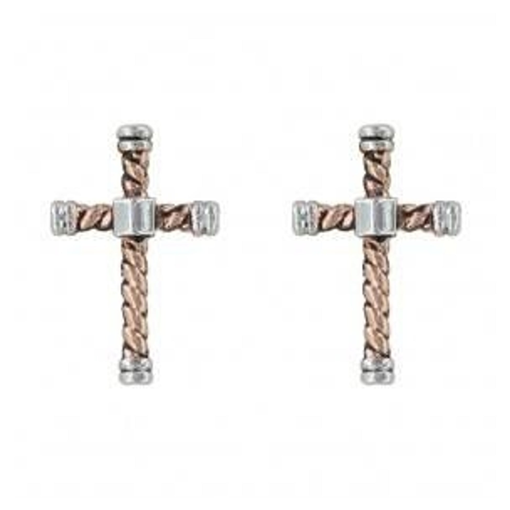 Montana Faith Is An Open Book Cross Earrings