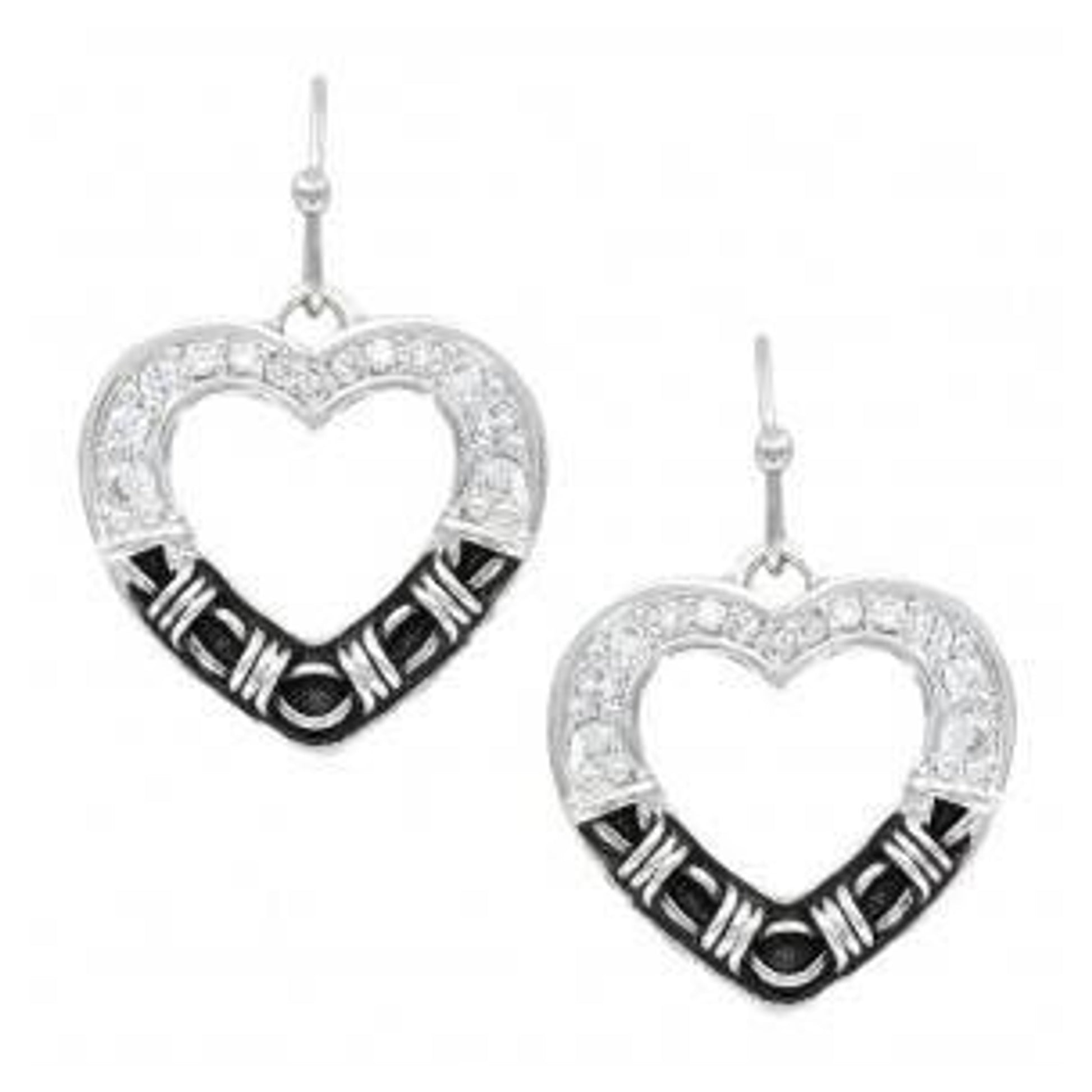 Montana Dazzling Barbed Wire Heart Earrings