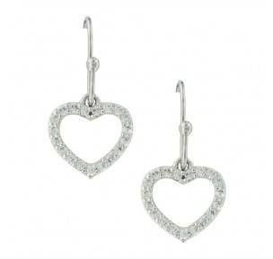 Montana Silver Heart Frame Earrings