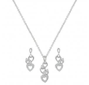 Montana Silver Heart Family Jewelry Set