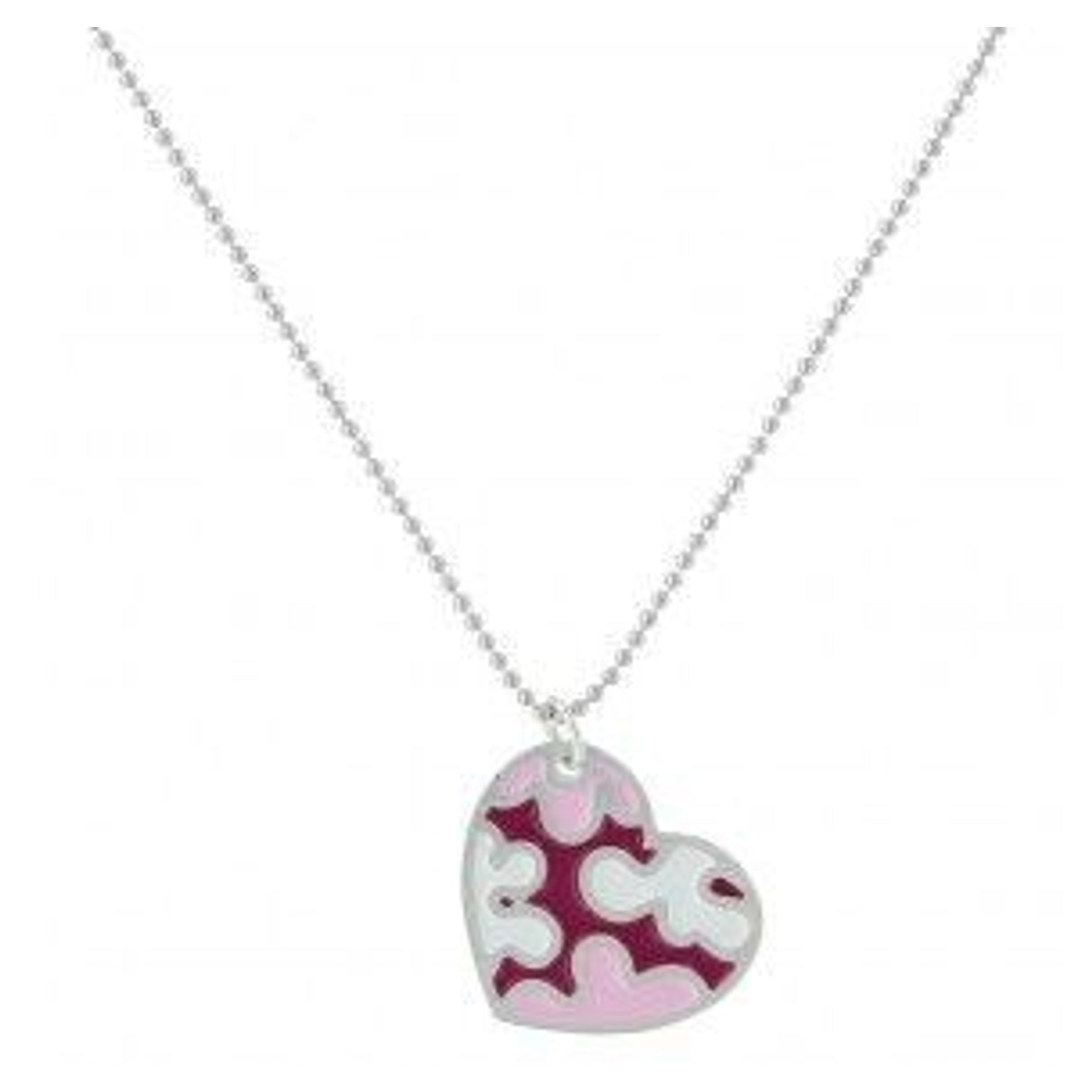 Camoflaged In Love Heart Necklace 0.87 x 0.75 x19