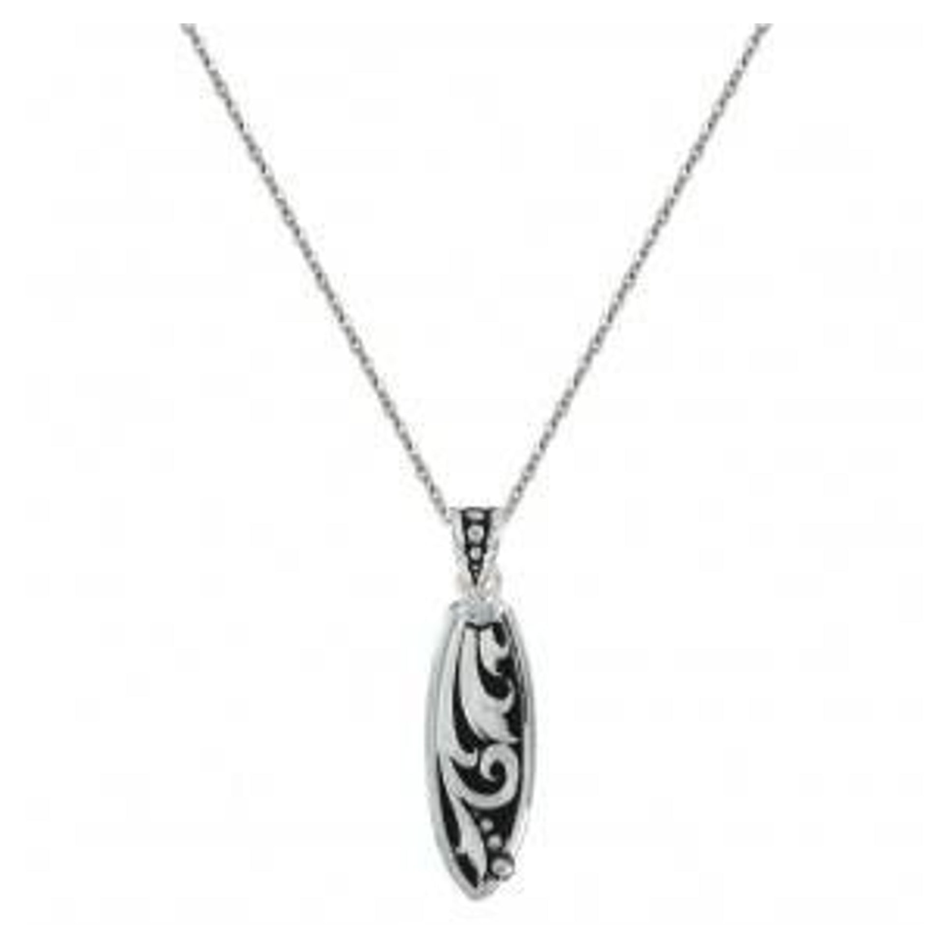 Montana Silver Leathercut Trailing Vine Necklace