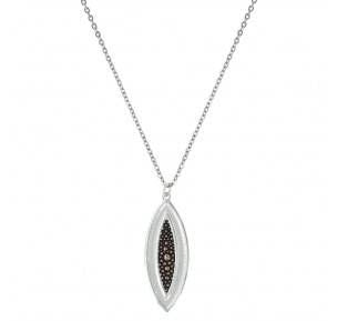 Montana Silver River Pebbles At Sunset Necklace