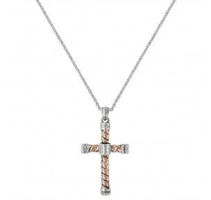 Montana Faith Is An Open Book Cross Necklace