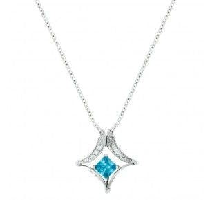 Blue Diamond River Lights Necklace 0.87 x0.89 x19