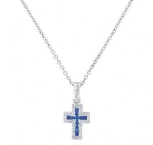 Faith Found In The River Lights Cross Necklace