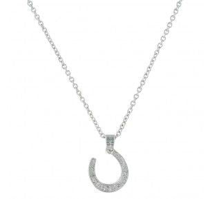 Catch Some Luck Horseshoe Necklace 0.53 x0.57 x19
