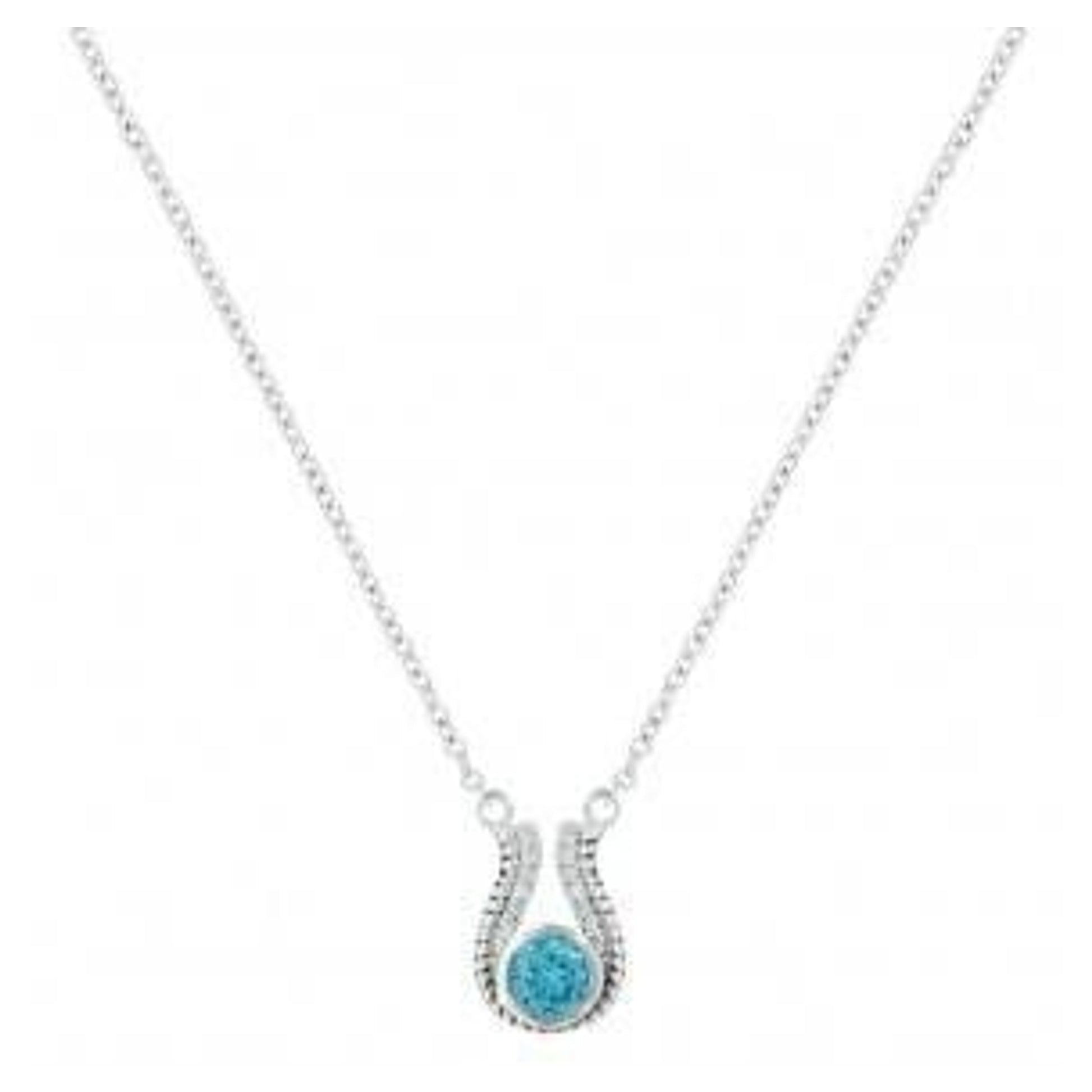Montana Silver Winged Blue Starlight Necklace