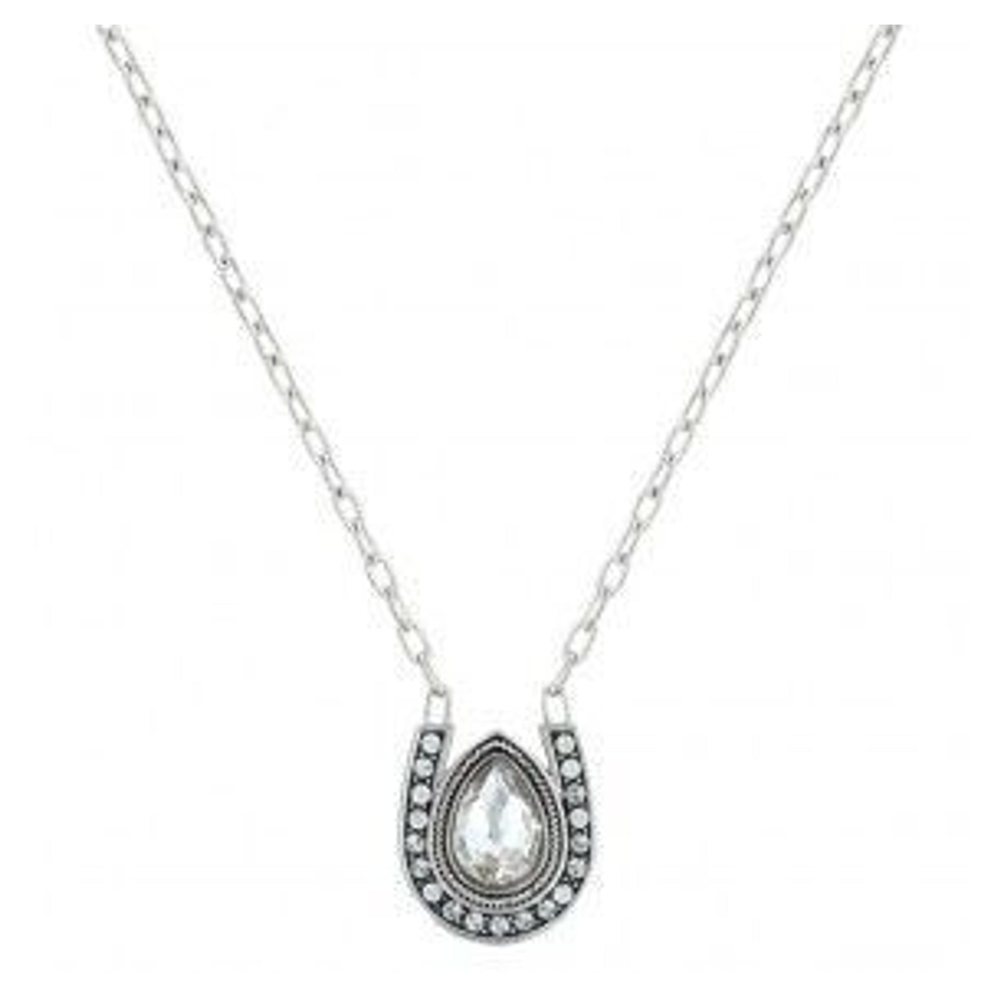 Montana Silver Rider Brilliant Raindrop Necklace